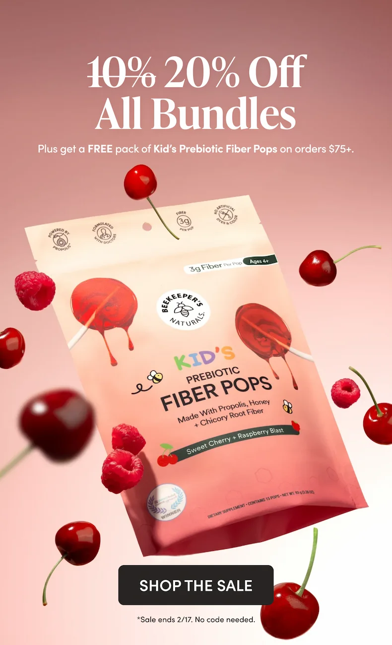 20% Off All Bundles & free fiber pops on orders $75+