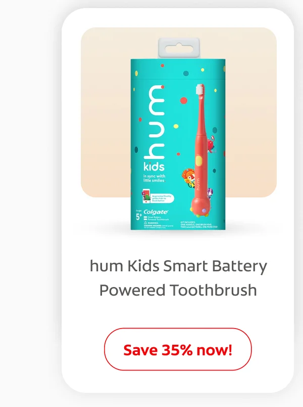 hum Kids Smart Battery Powered Toothbrush