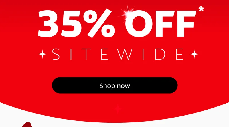 35% OFF SITE WIDE