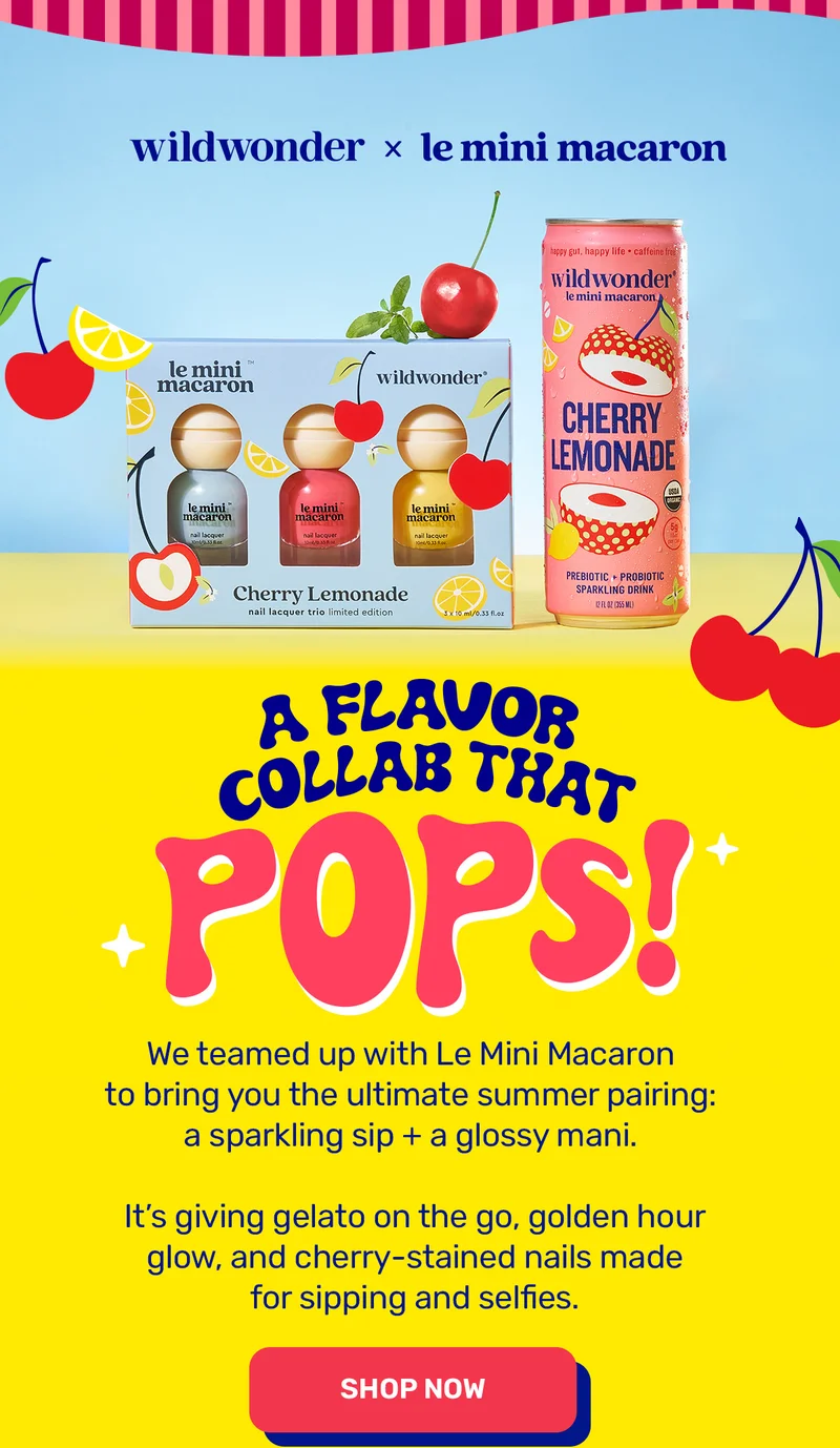 A flavor collab that pops!
