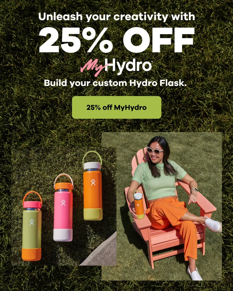 Unleash your creativity with 25% Off MyHydro | 25% off MyHydro