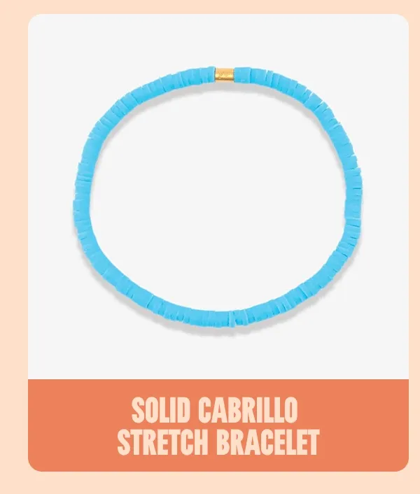 SOLID CABRILLO STRETCH BRACELET