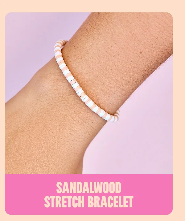 SANDALWOOD STRETCH BRACELET