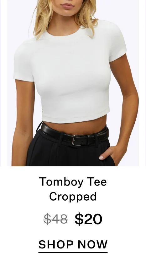 Tomboy Tee Cropped
