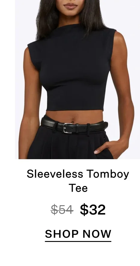 Sleeveless Tomboy Tee