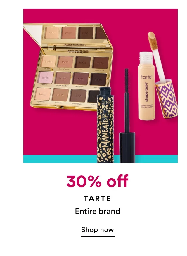 30% off Tarte