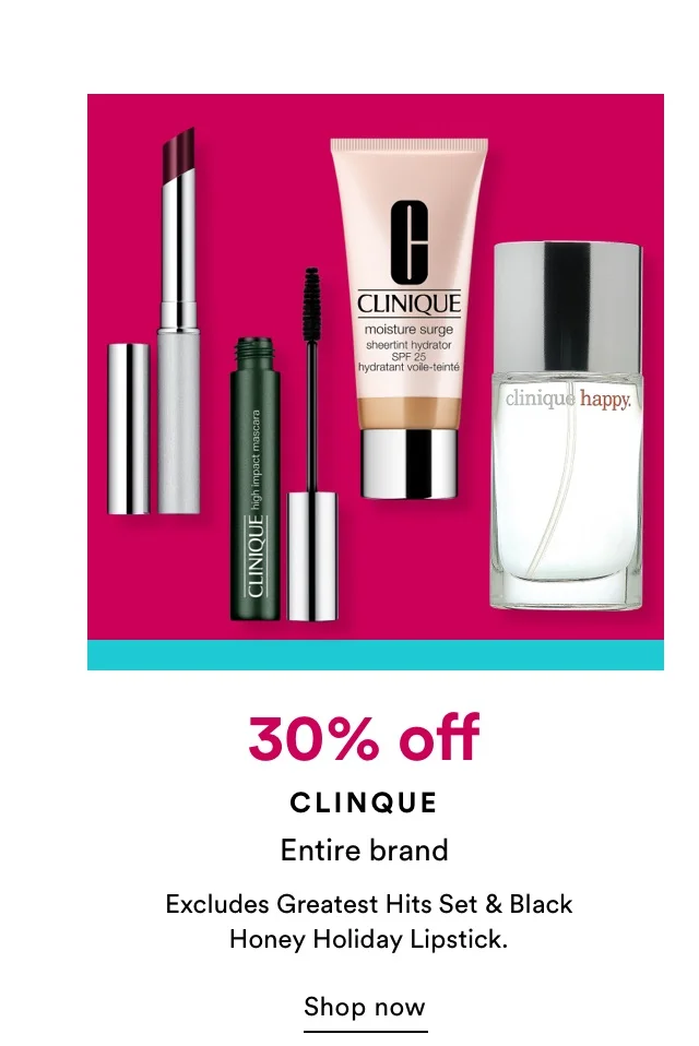 30% off Clinique makeup remover