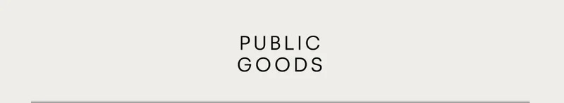 Public Goods