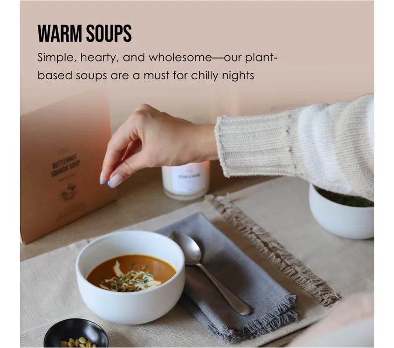 WARM SOUPS