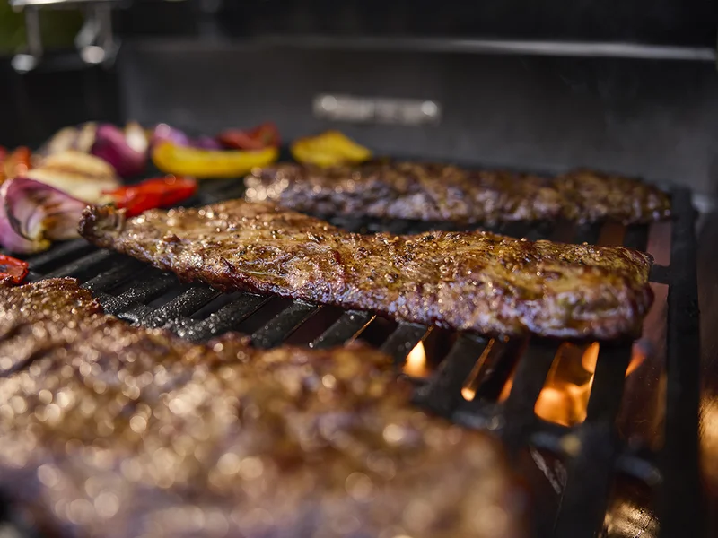 Grilled Skirt Steak Fajitas