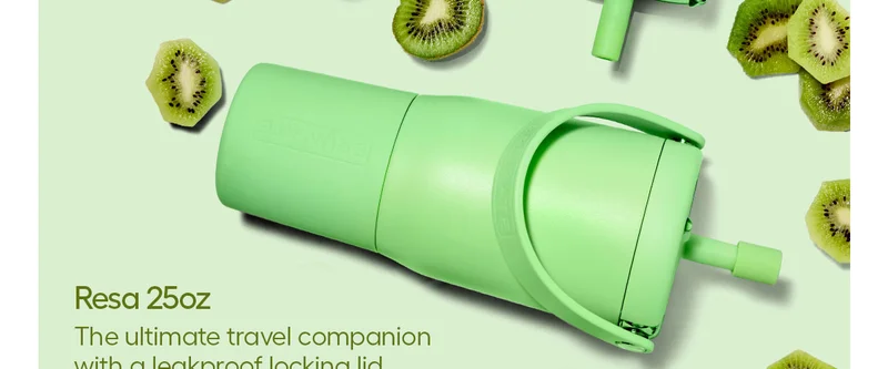 Resa 25oz The ultimate travel companion with a leakproof locking lid.