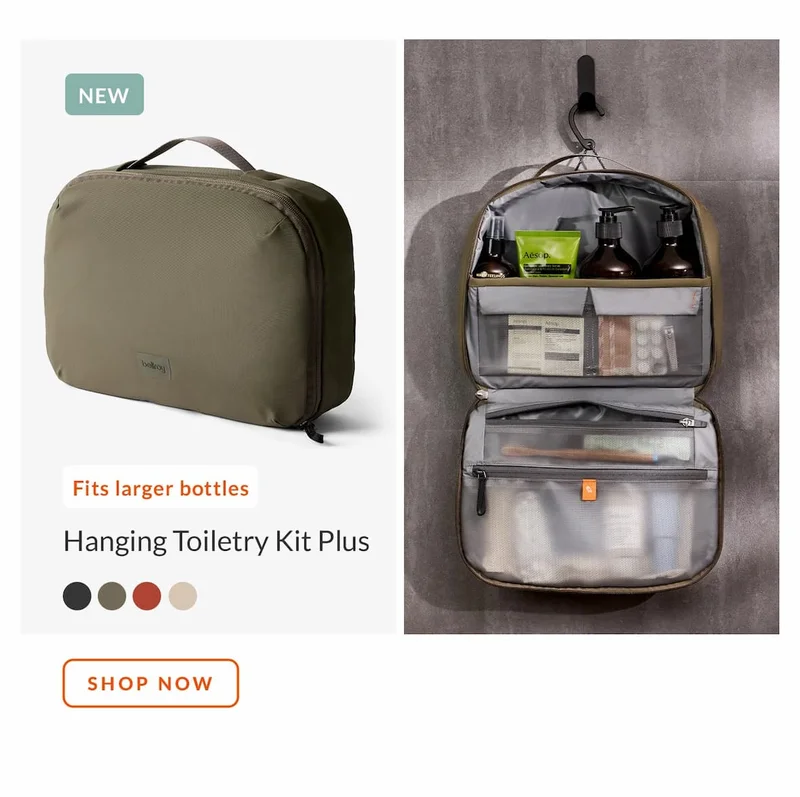 Hanging Toiletry Kit Plus