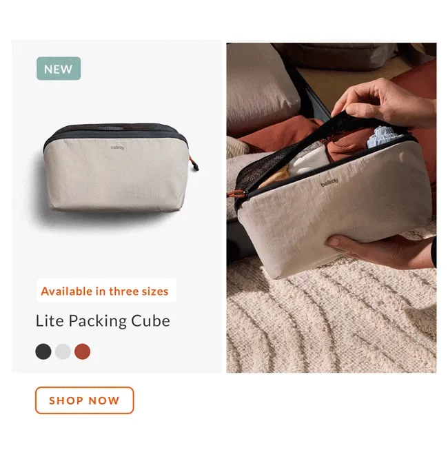 Lite Packing Cubes