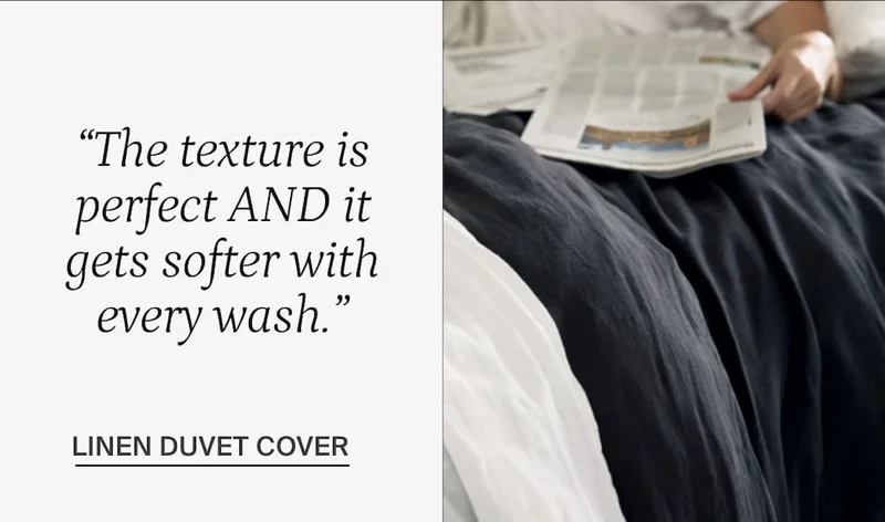 Linen duvet cover