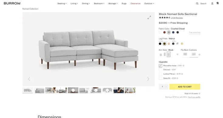 Add your favorite designs to cart