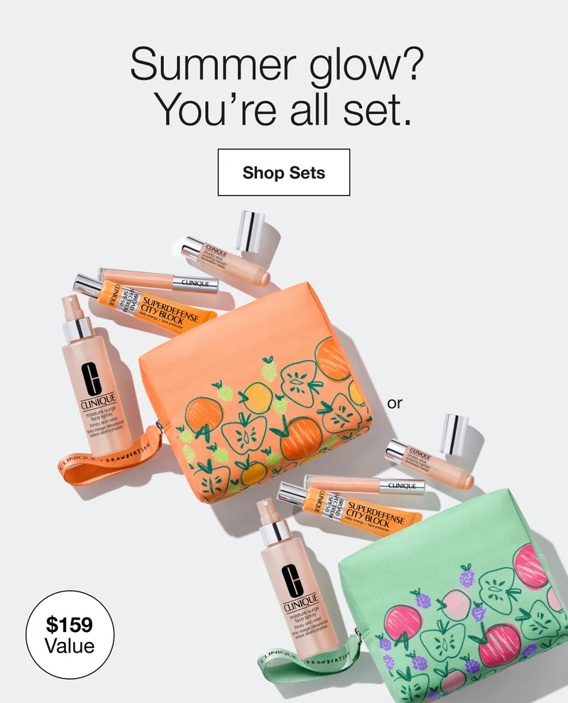 Summer glow? You’re all set. | Shop Sets | $159 Value