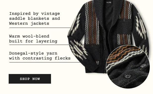 Saddle Blanket Cardigan