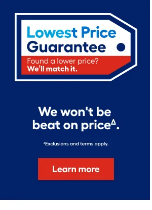 Lowest Price Guarantee, We won't be beat on price△.