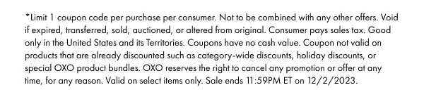 Coupon Disclaimer