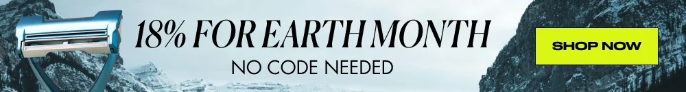 18% for Earth Month no code needed shop now