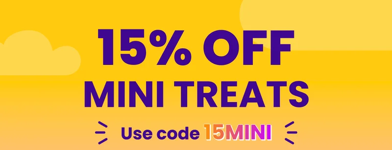 15% Off Mini Treats