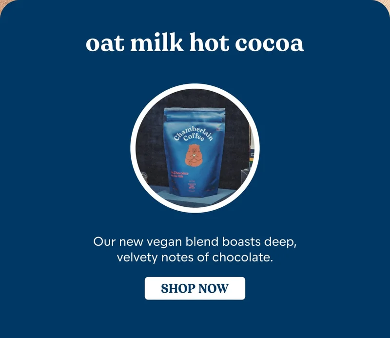 hot chocolate with oat milk