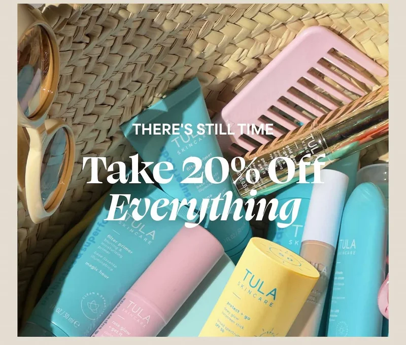 THERE'S STILL TIME. Take 20% Off Everything.