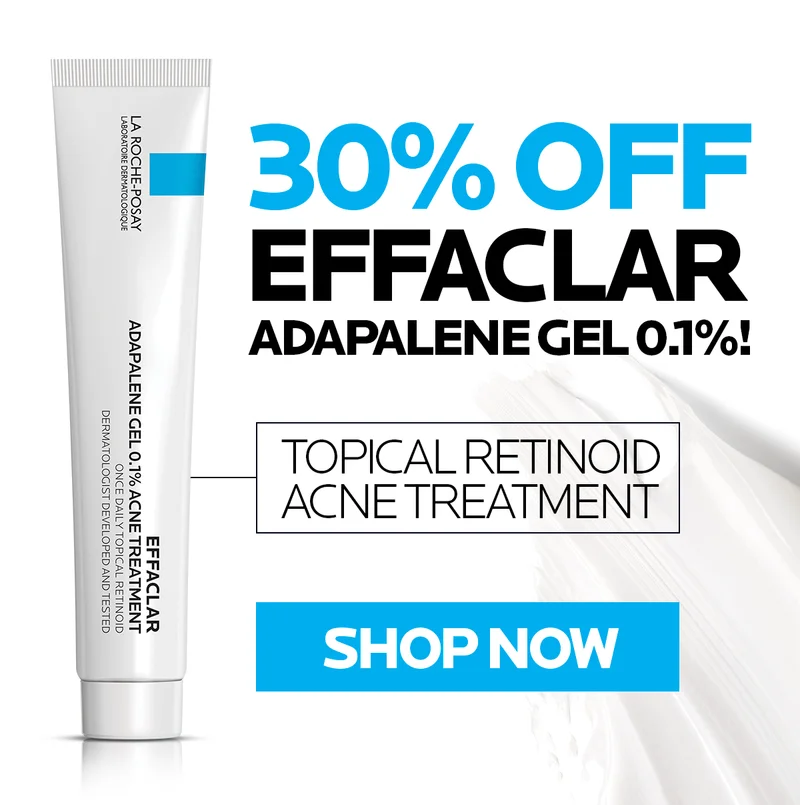 30% off Effaclar Adapalene Gel 0.1%