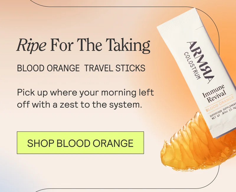 Ripe For The Taking. BLOOD ORANGE TRAVEL STICKS. Pick pu where your morning left with a zest to the system. SHOP BLOOS ORANGE
