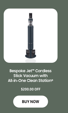 Bespoke Jet™ Cordless Stick Vacuum with All-in-One Clean Station® in Midnight Blue - $200.00 OFF - BUY NOW