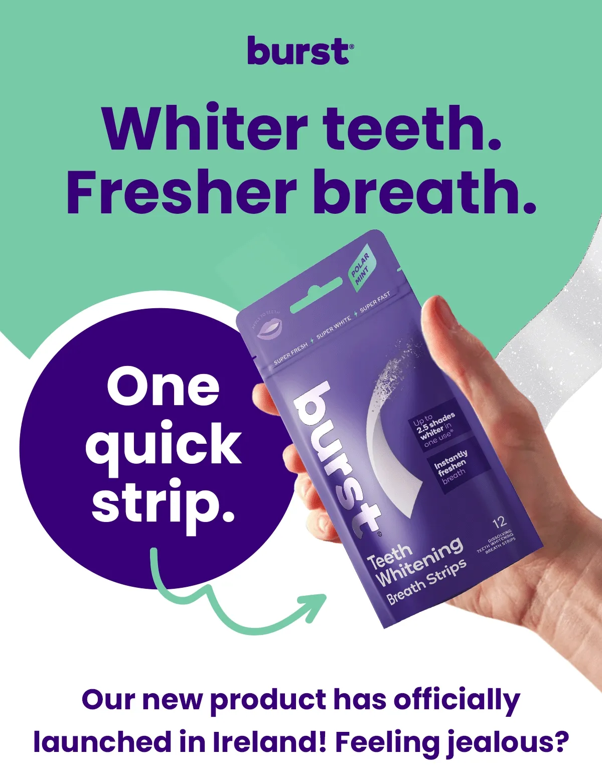 Say hello to a fresher, whiter smile
