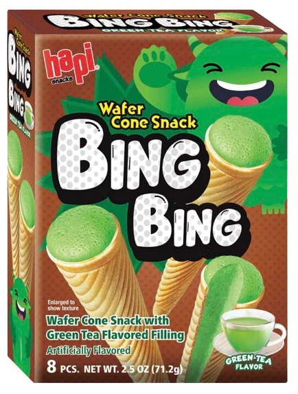 Image of Hapi Matcha Green Tea Bing Bing Cone
