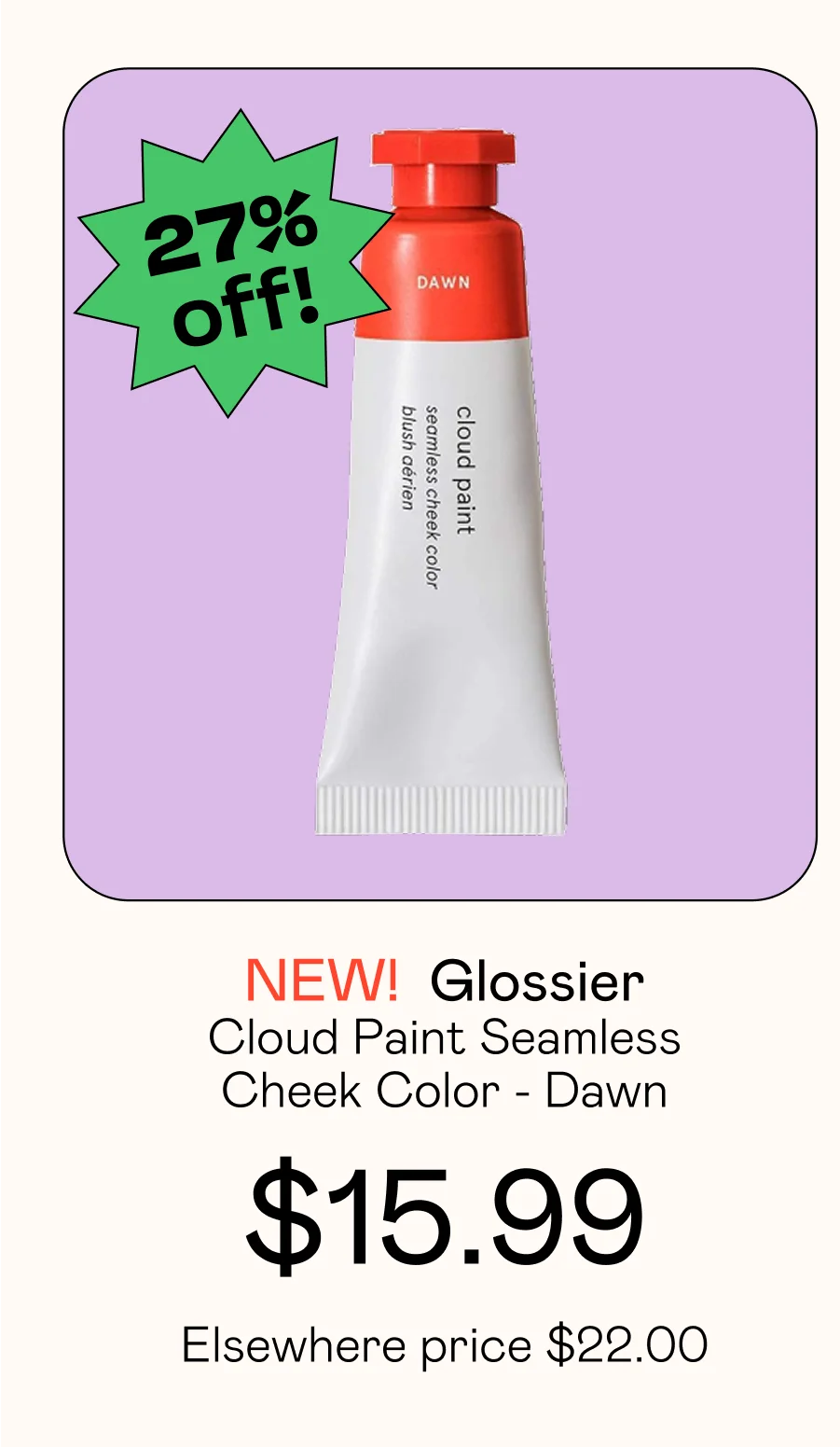 Cloud Paint Seamless Cheek Color - Dawn