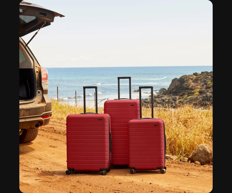 Getting away for more than a weekend? Save $50 on a two-piece set with a Carry-On and checked suitcase or $100 on a three-piece set with a Carry-On and two checked sizes.