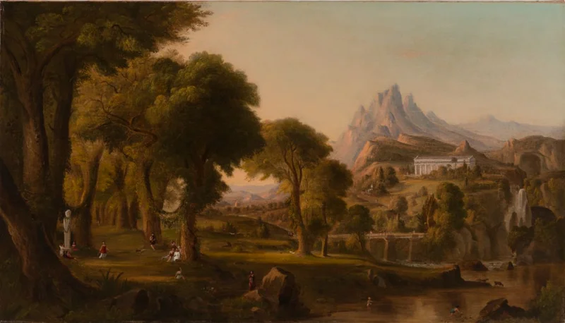 Robert Seldon Duncanson, Copy after Thomas Cole's Dream of Arcadia