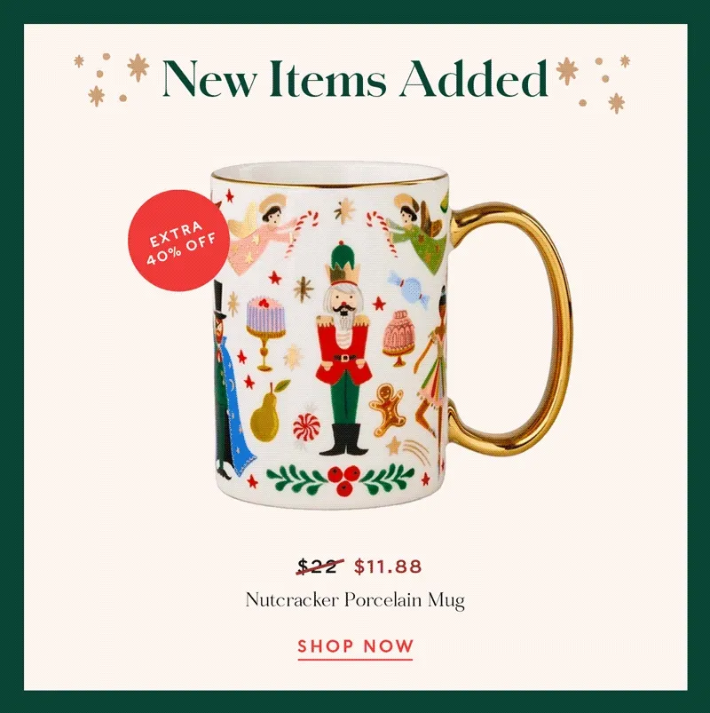 New Holiday Mugs On Sale