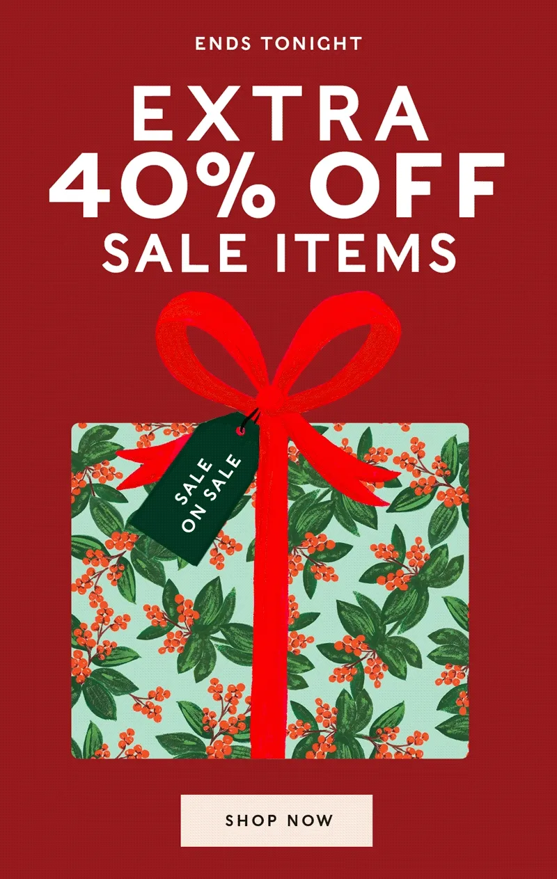 Extra 40% Off Sale Items