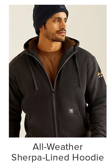 All-Weather Sherpa-Lined Hoodie