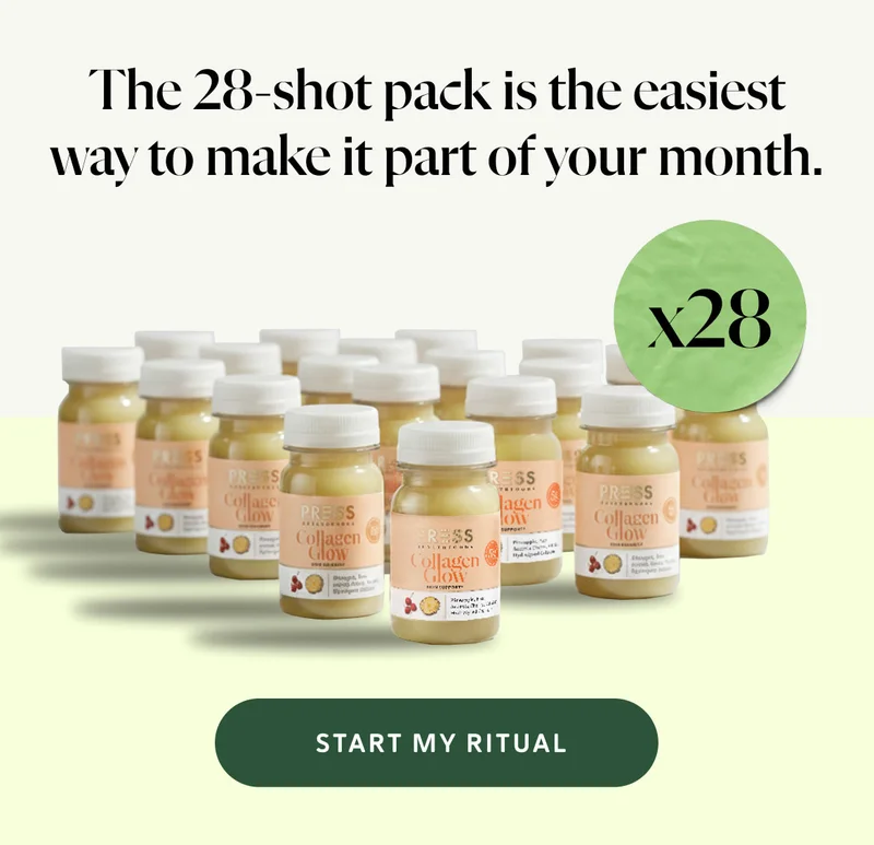The 28-shot pack is the easiest way to make it part of your month.