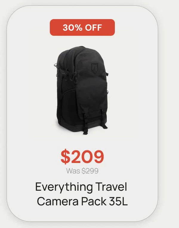 30% OFF - $209 Was $299 Everything Travel Pack - 35L