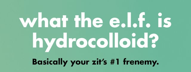 what the e.l.f. is hydrocolloid?