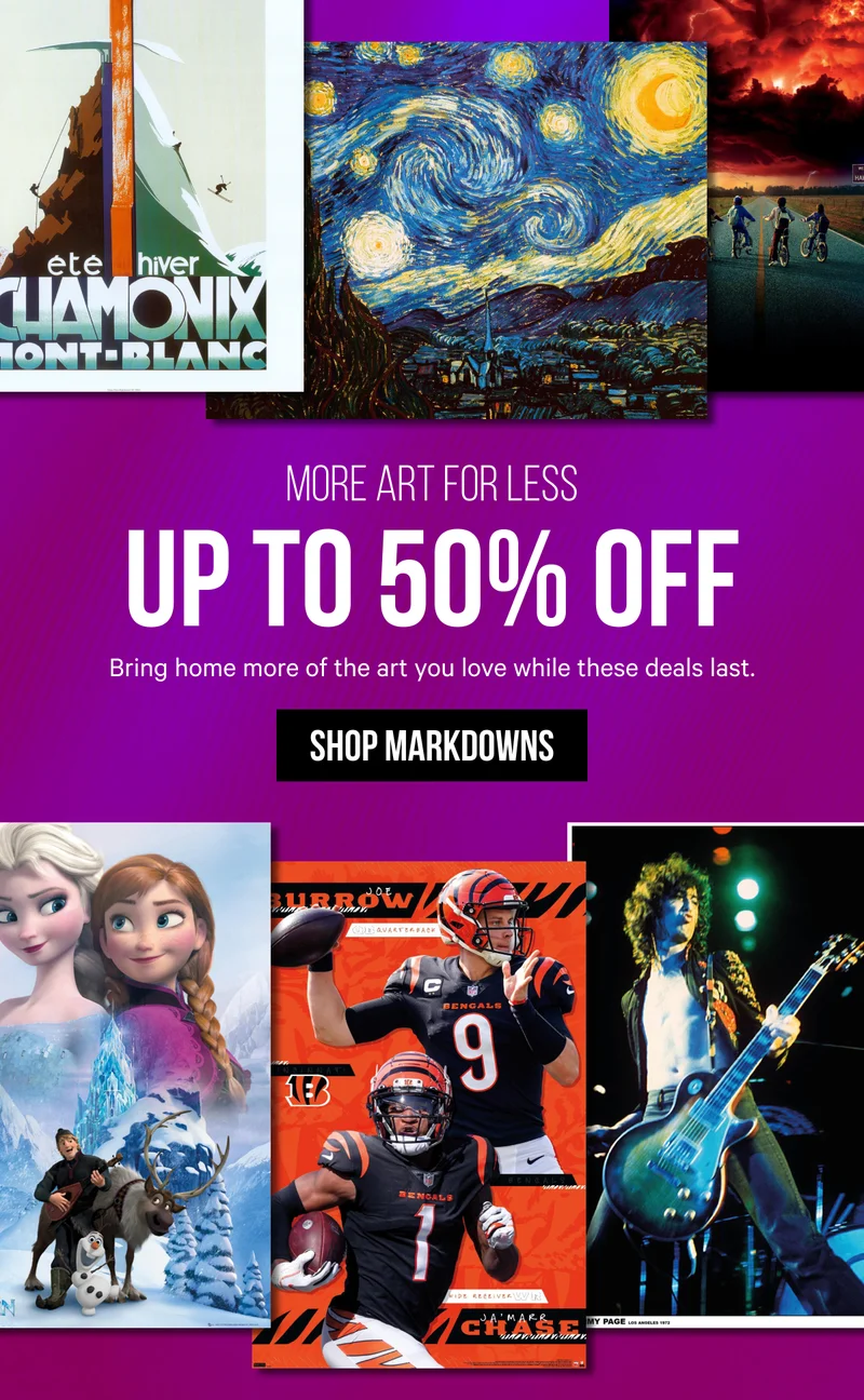 More Art for Less: Up to 50% Off - Bring home more of the art you love while these deals last.