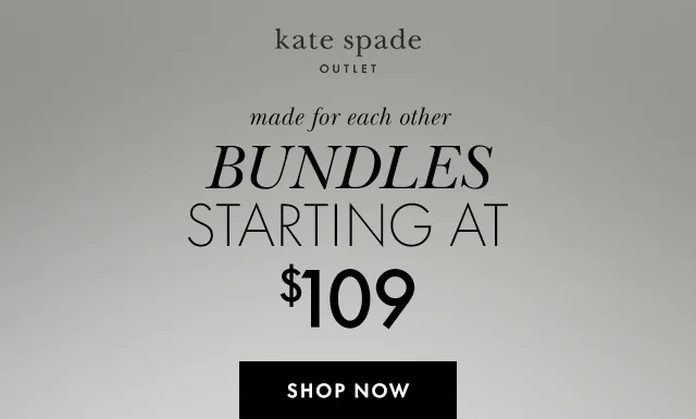 BUNDLES STARTING AT $109
