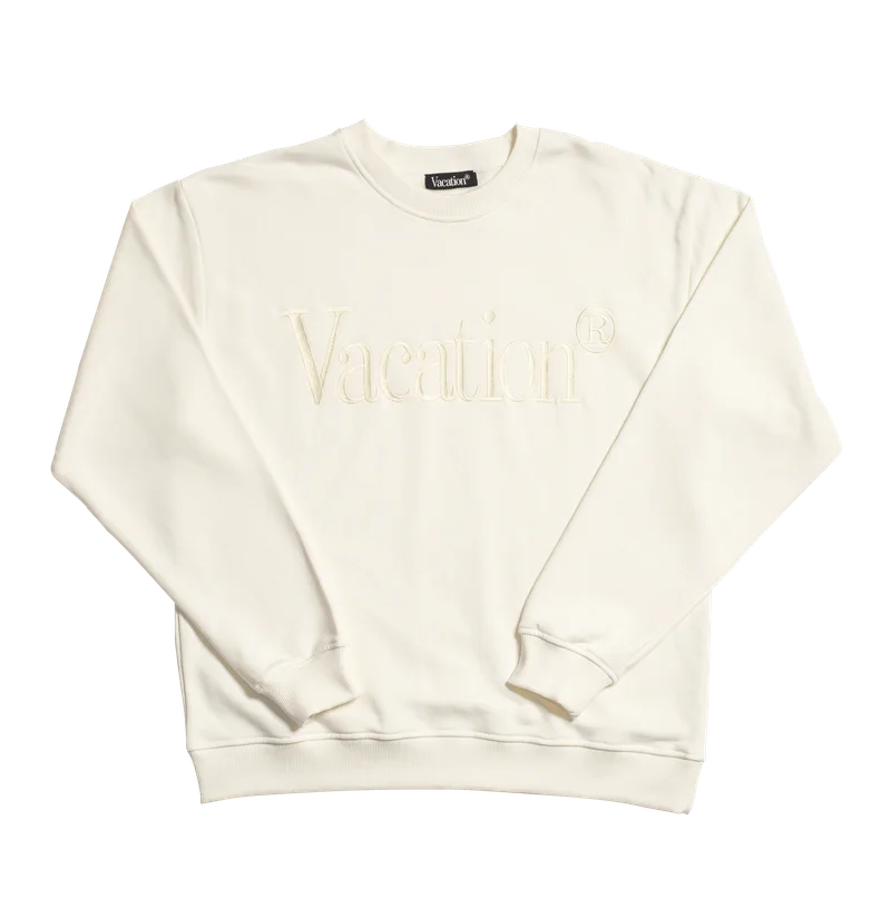 Image of Vacation® White Crewneck Sweatshirt