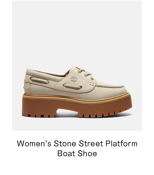Women's Stone Street Platform Boat Shoe