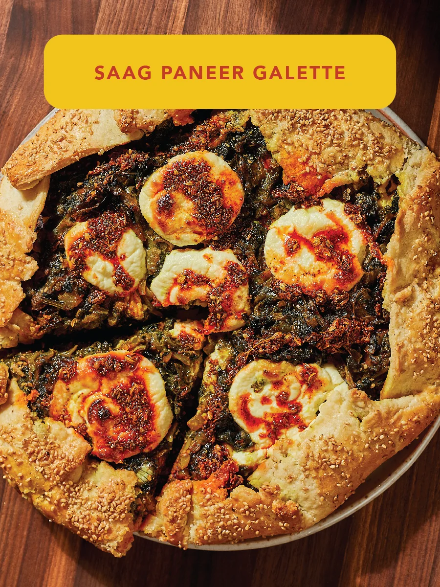 Saag Paneer Galette