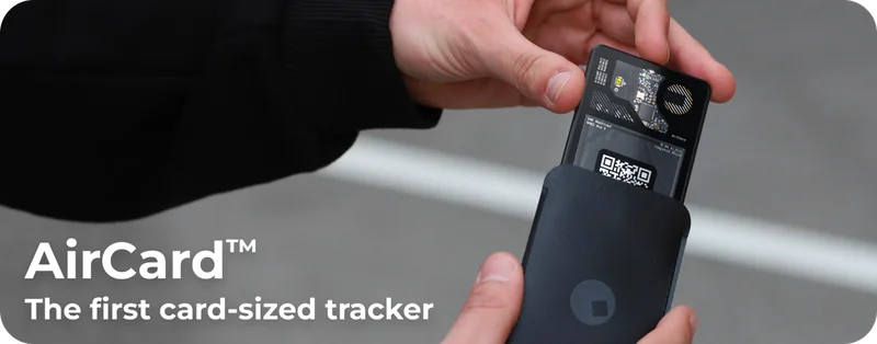 AirCard™ The first card-sized tracker
