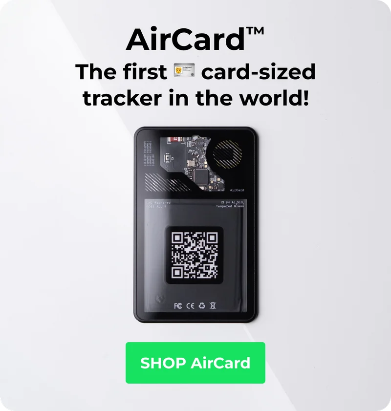 AirCard: The First Card-Sized Tracker in the World! [SHOP AIRCARD]