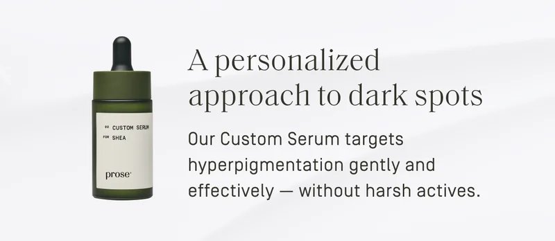 A personalized approach to dark spots
