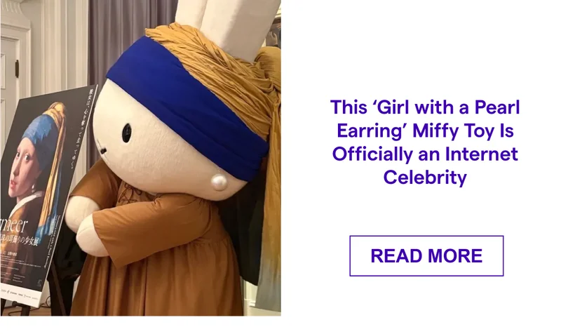 This ‘Girl with a Pearl Earring’ Miffy Toy Is Officially an Internet Celebrity